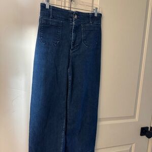 Maeve - The Colette  - Wide Leg Crop Jeans